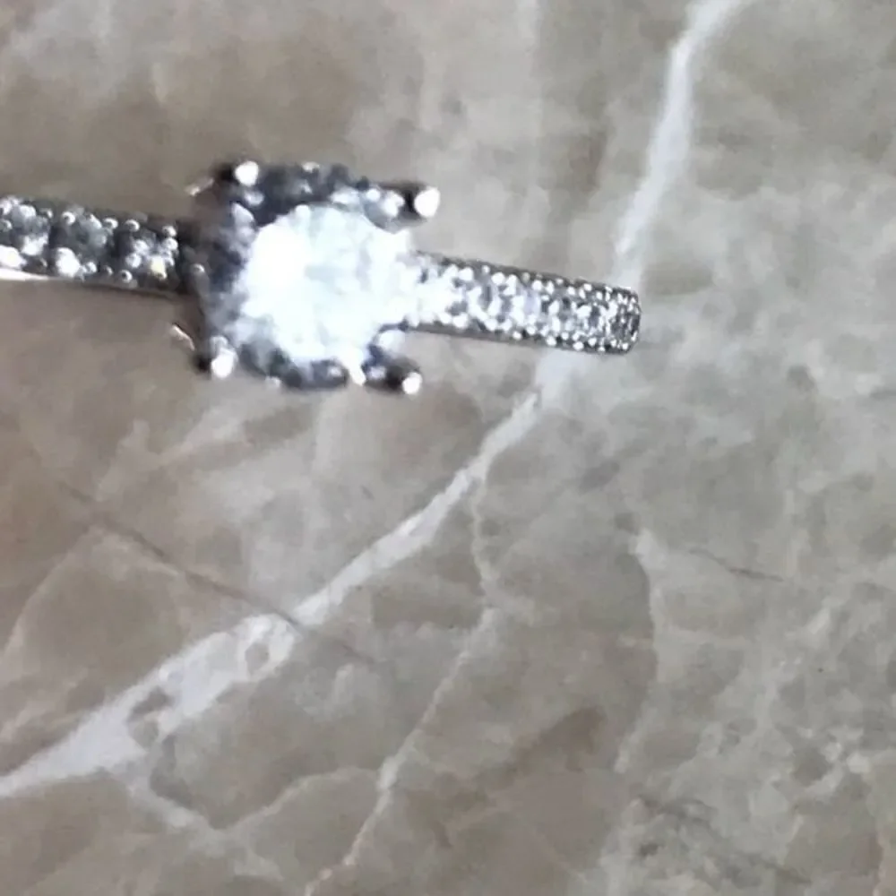 Eddie borgos 925‎ silver cz sparkling ring